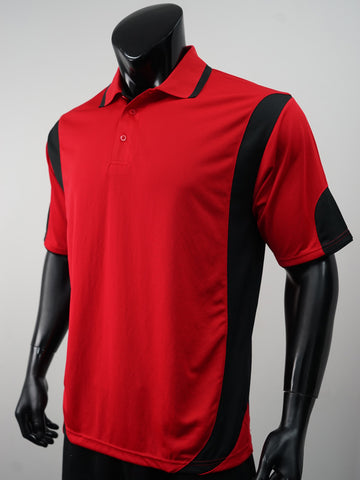 Unisex Adults Breezeway Contrast Polo detail