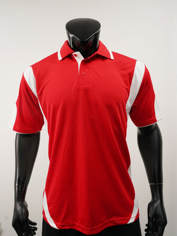 Unisex Adults Breezeway Contrast Polo detail