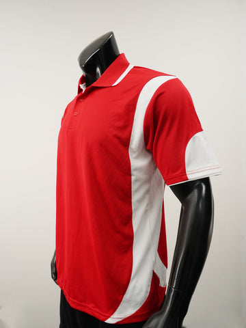 Unisex Adults Breezeway Contrast Polo detail