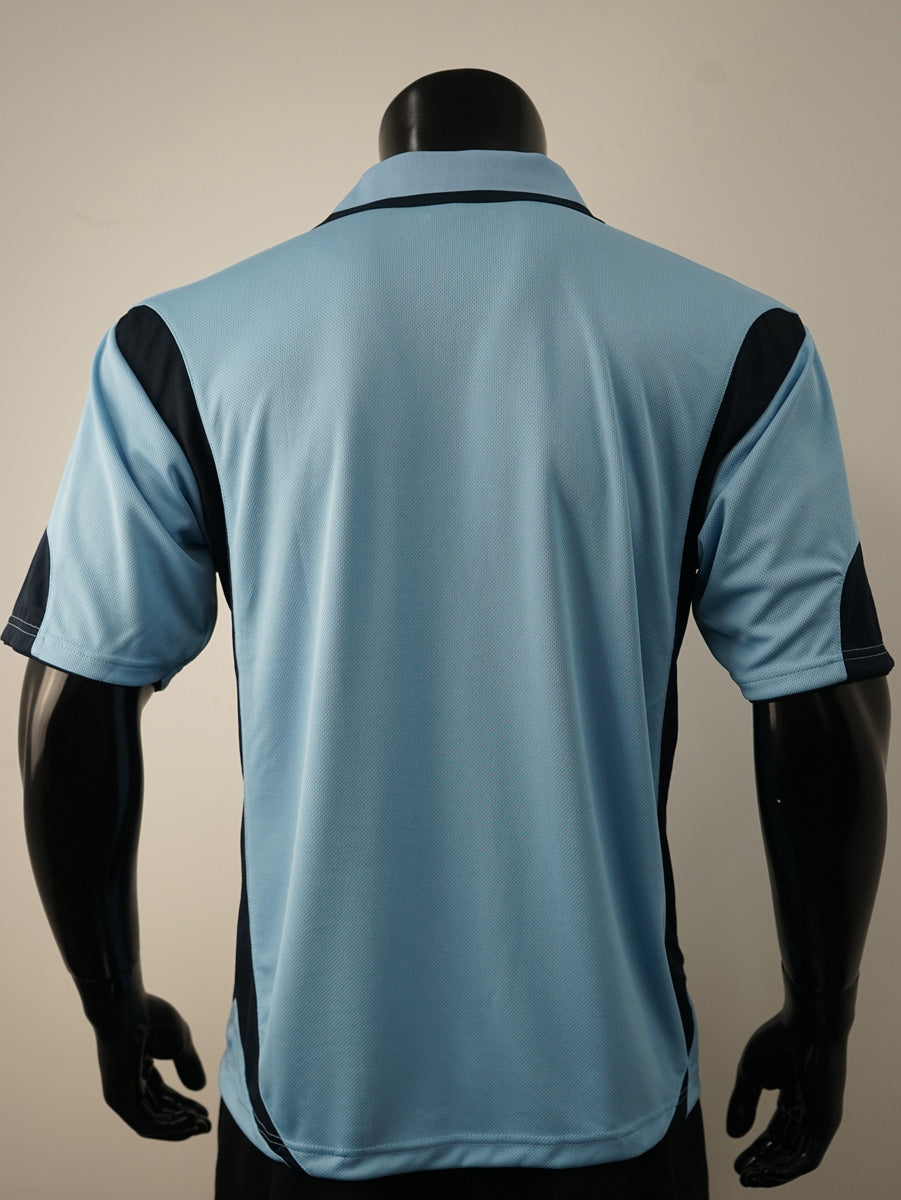 Unisex Adults Breezeway Contrast Polo detail