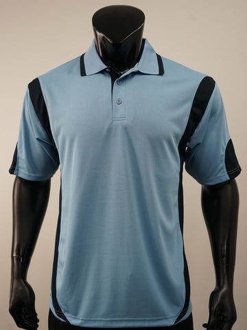 Unisex Adults Breezeway Contrast Polo detail