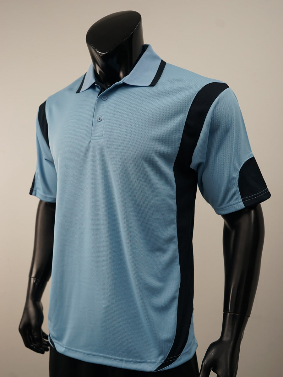 Unisex Adults Breezeway Contrast Polo detail