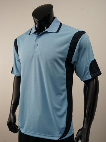 Unisex Adults Breezeway Contrast Polo detail