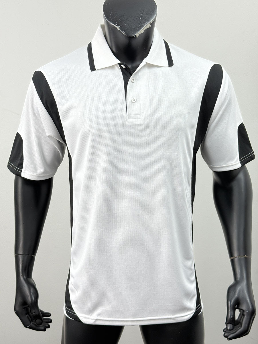 Unisex Adults Breezeway Contrast Polo detail