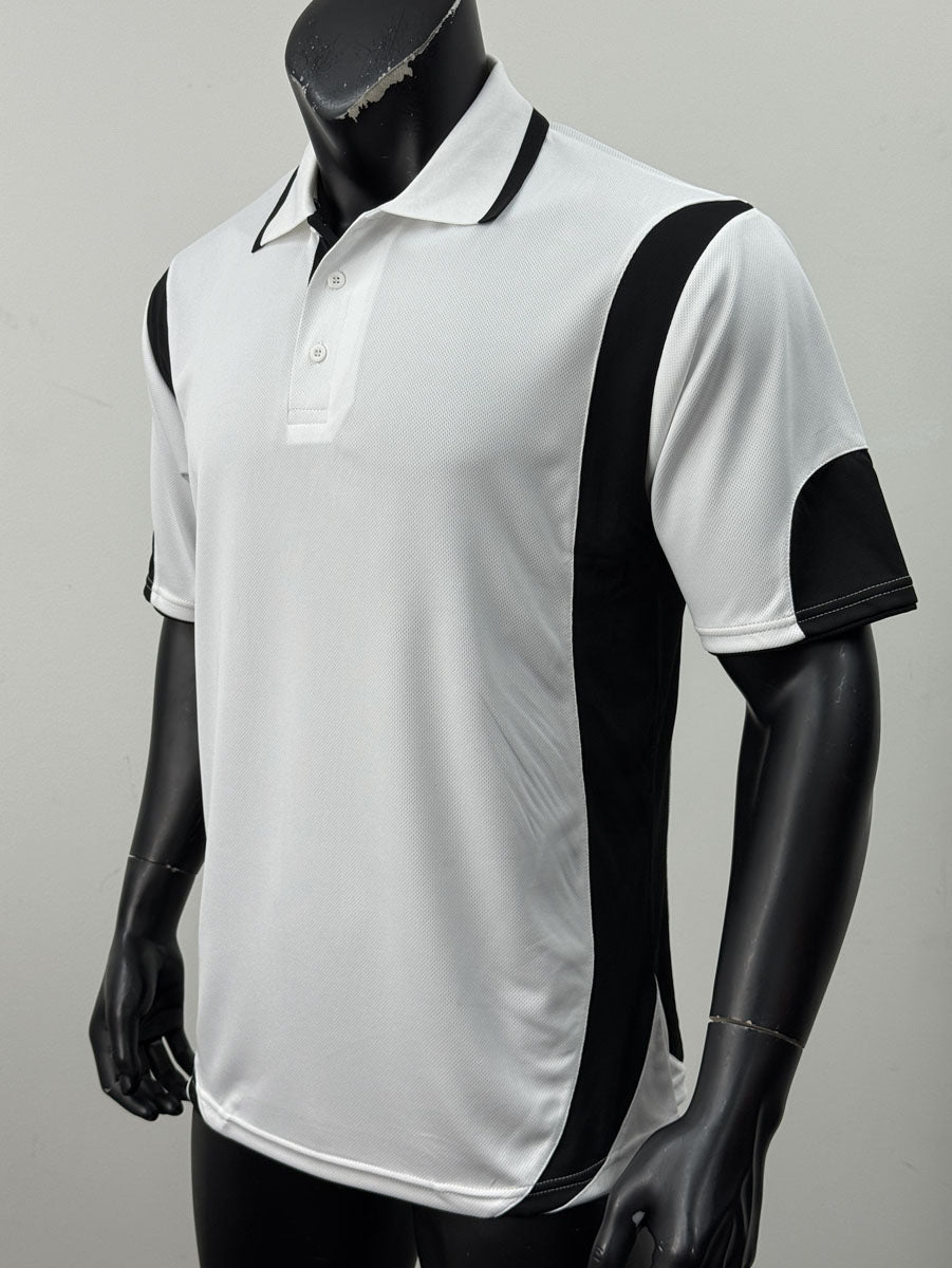 Unisex Adults Breezeway Contrast Polo detail