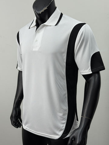 Unisex Adults Breezeway Contrast Polo detail