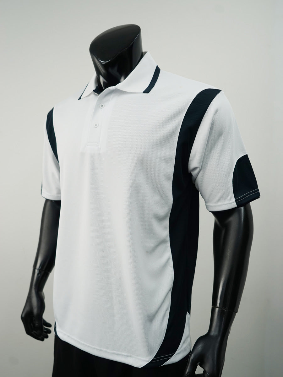 Unisex Adults Breezeway Contrast Polo detail