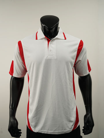 Unisex Adults Breezeway Contrast Polo detail