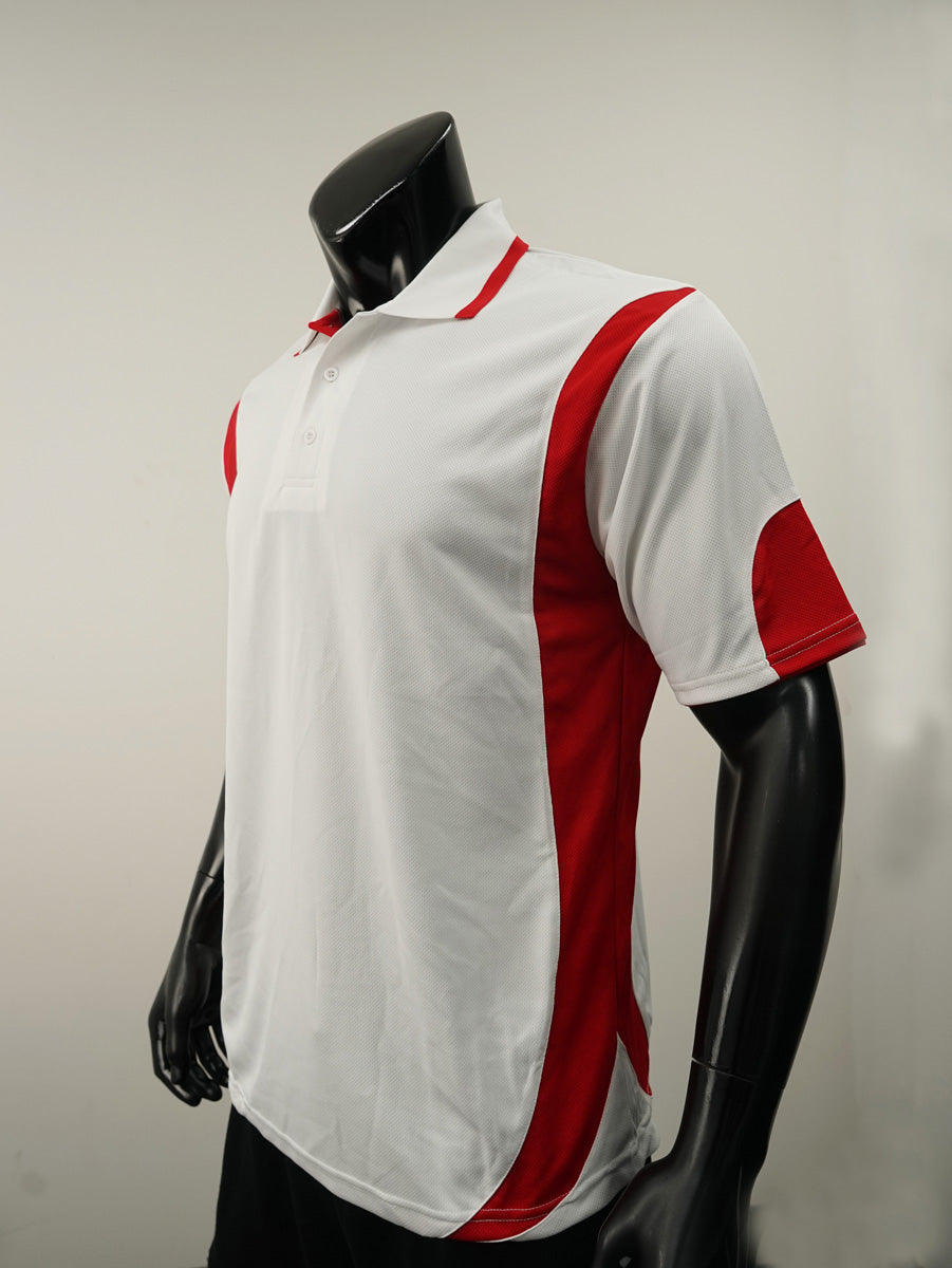 Unisex Adults Breezeway Contrast Polo detail