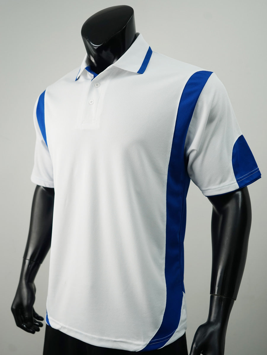 Unisex Adults Breezeway Contrast Polo detail