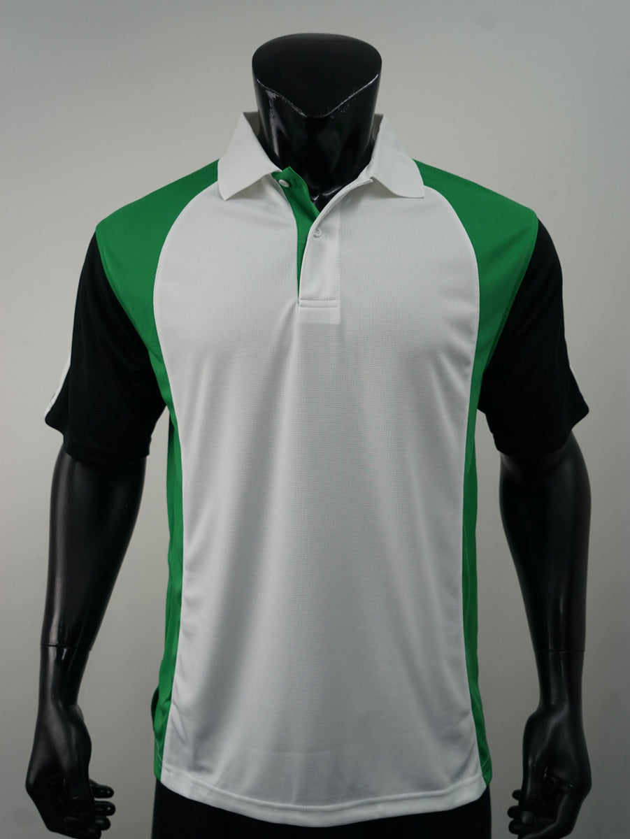 Unisex Adults Breezeway Three Tone Polo detail