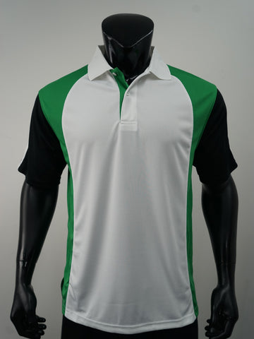 Unisex Adults Breezeway Three Tone Polo detail