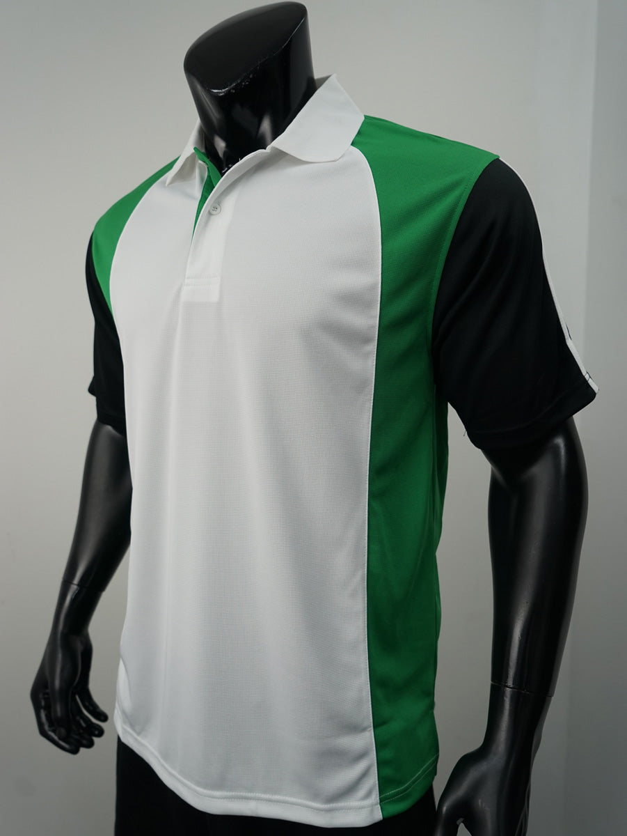 Unisex Adults Breezeway Three Tone Polo detail