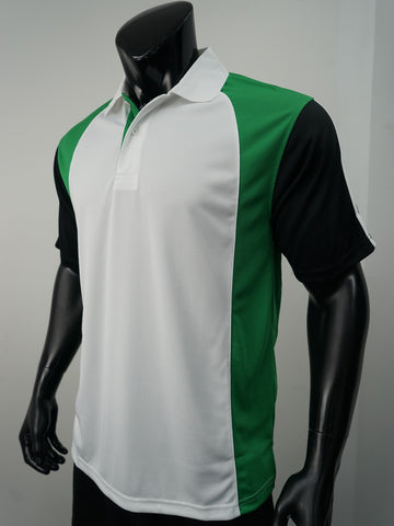 Unisex Adults Breezeway Three Tone Polo detail