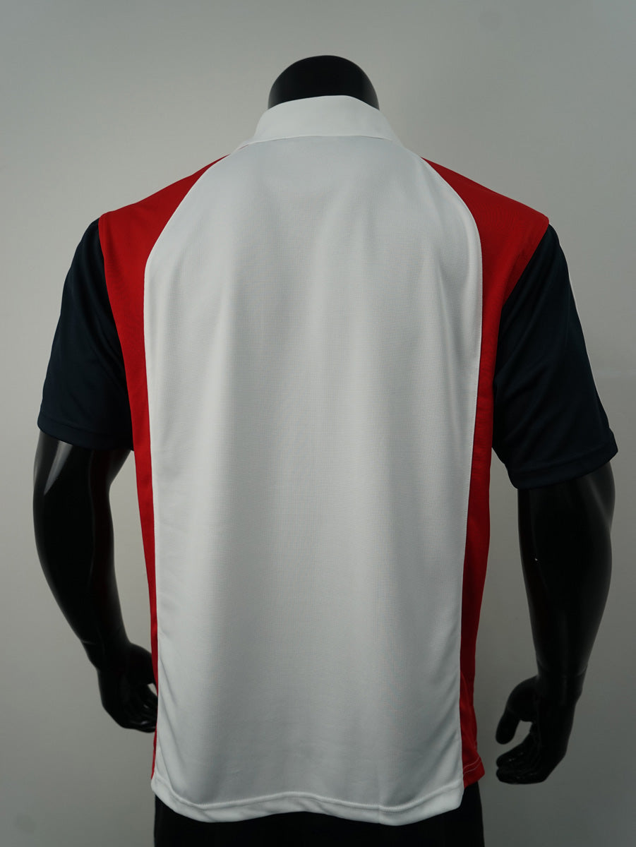 Unisex Adults Breezeway Three Tone Polo detail