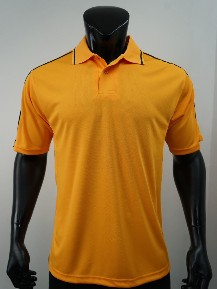 Mens Breezeway Striped Polo detail