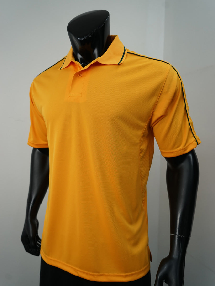 Mens Breezeway Striped Polo detail