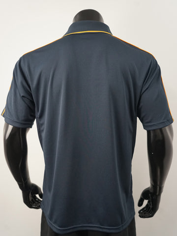 Mens Breezeway Striped Polo detail