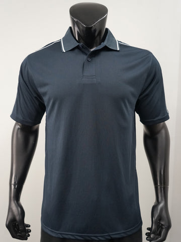 Mens Breezeway Striped Polo detail