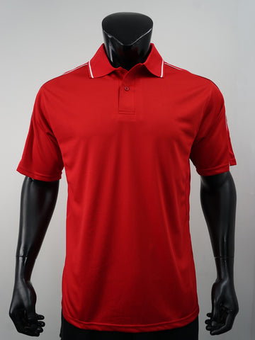 Mens Breezeway Striped Polo detail