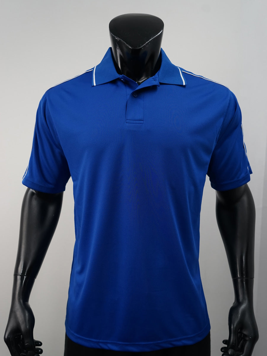 Mens Breezeway Striped Polo detail