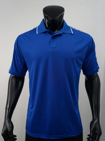 Mens Breezeway Striped Polo detail