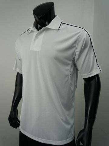 Mens Breezeway Striped Polo detail