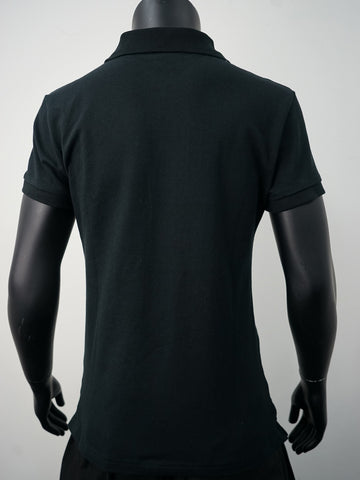 Ladies Pique Knit Fitted Cotton / Spandex Polo detail