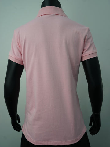 Ladies Pique Knit Fitted Cotton / Spandex Polo detail