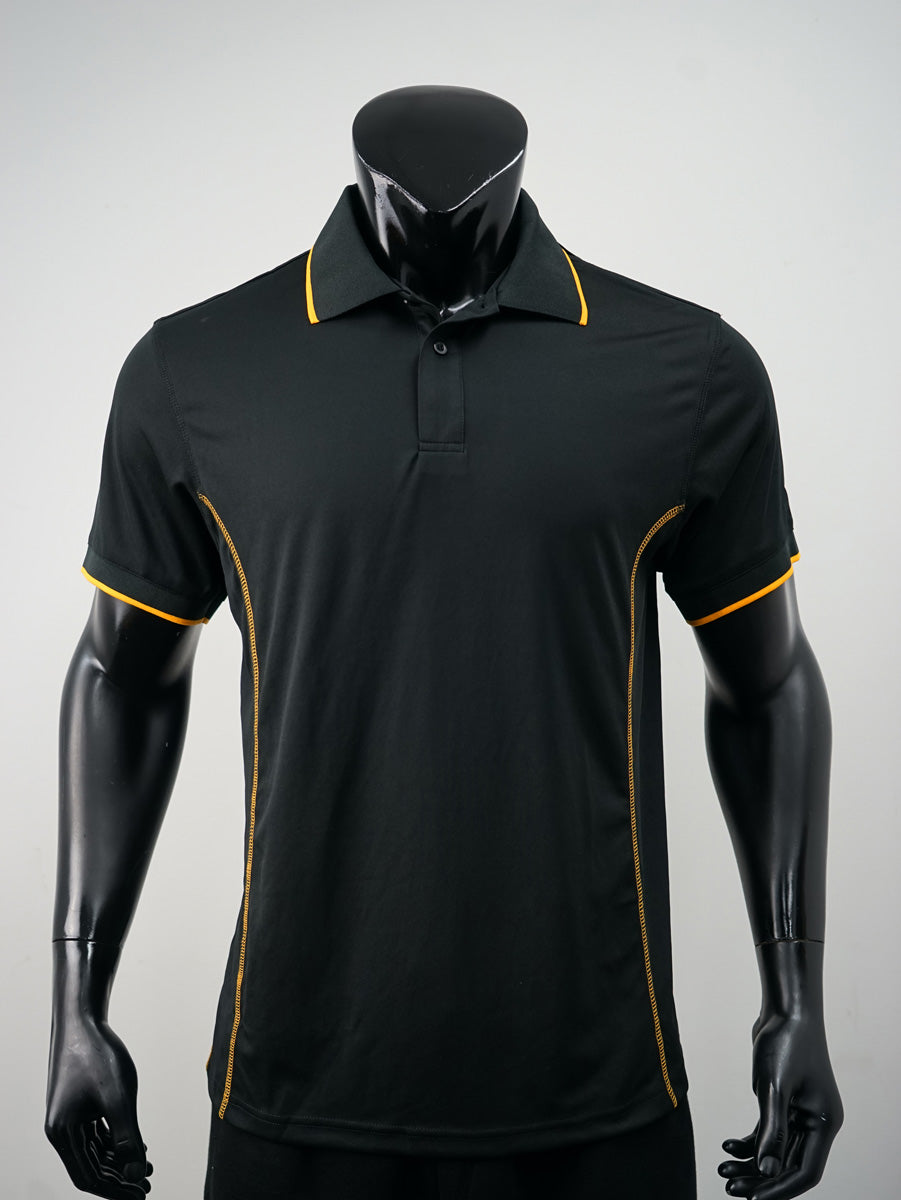 Stitch Feature Essentials-Mens Short Sleeve Polo detail