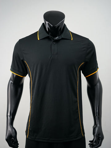 Stitch Feature Essentials-Mens Short Sleeve Polo detail