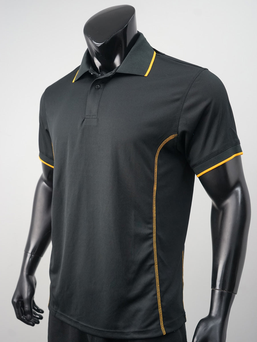 Stitch Feature Essentials-Mens Short Sleeve Polo detail