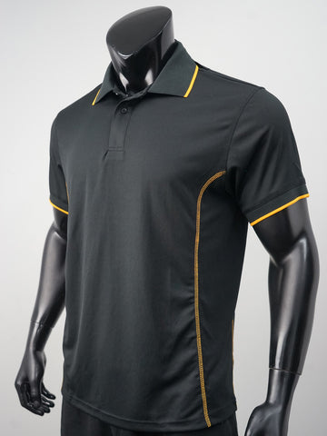 Stitch Feature Essentials-Mens Short Sleeve Polo detail