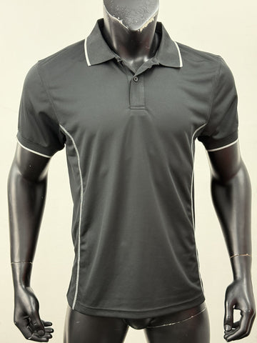 Stitch Feature Essentials-Mens Short Sleeve Polo detail