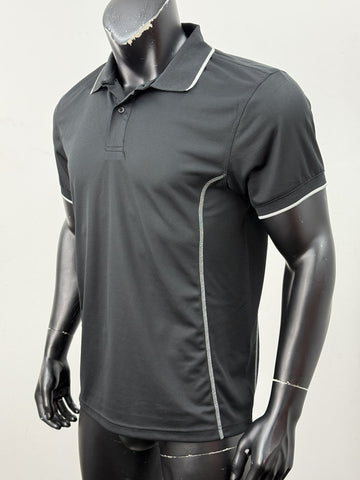 Stitch Feature Essentials-Mens Short Sleeve Polo detail