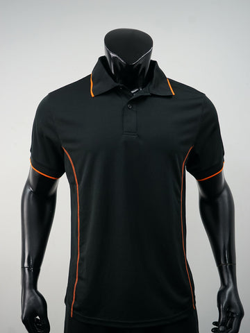 Stitch Feature Essentials-Mens Short Sleeve Polo detail