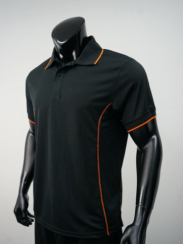 Stitch Feature Essentials-Mens Short Sleeve Polo detail