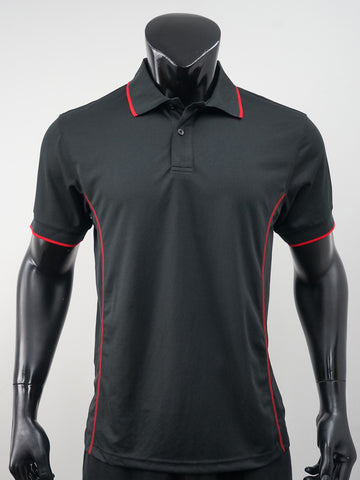 Stitch Feature Essentials-Mens Short Sleeve Polo detail