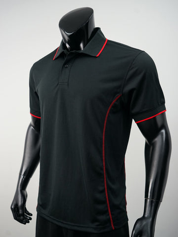 Stitch Feature Essentials-Mens Short Sleeve Polo detail