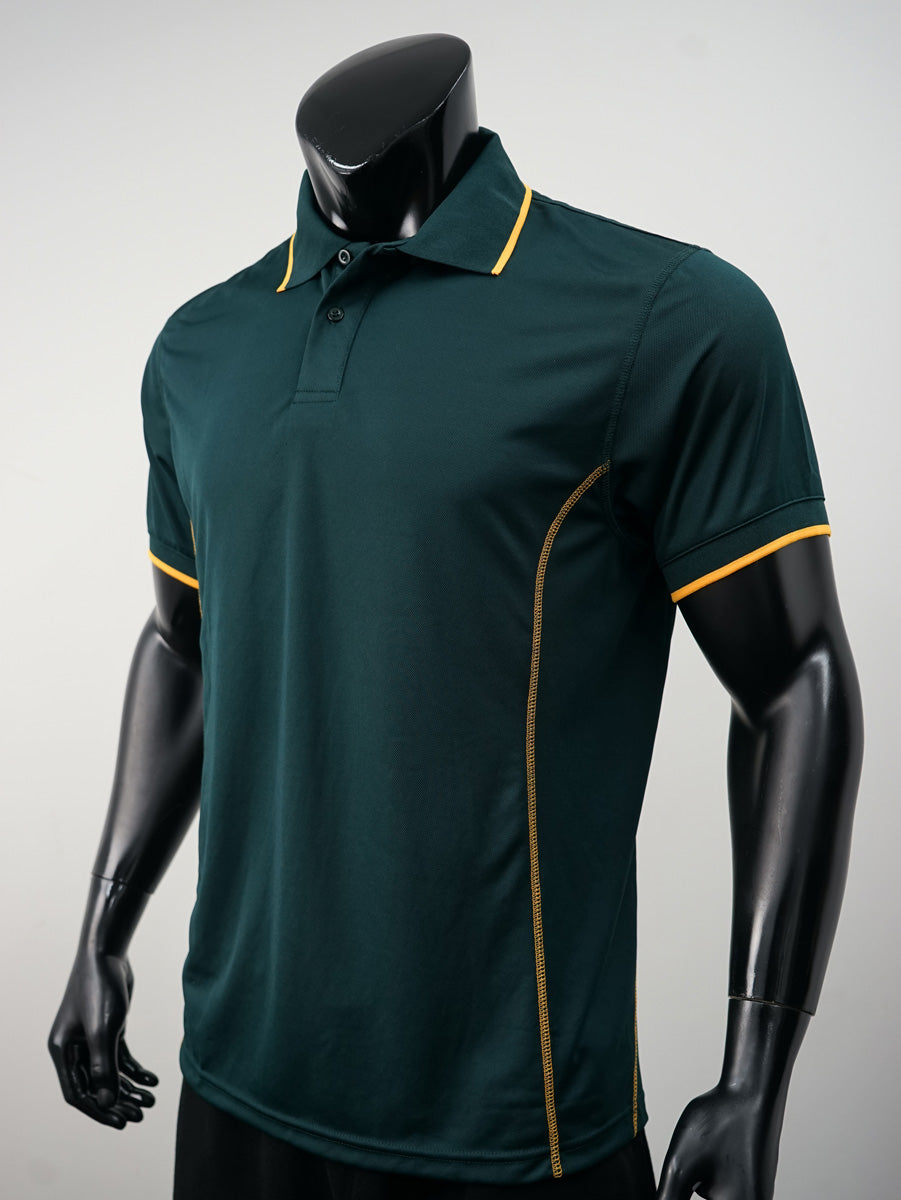 Stitch Feature Essentials-Mens Short Sleeve Polo detail