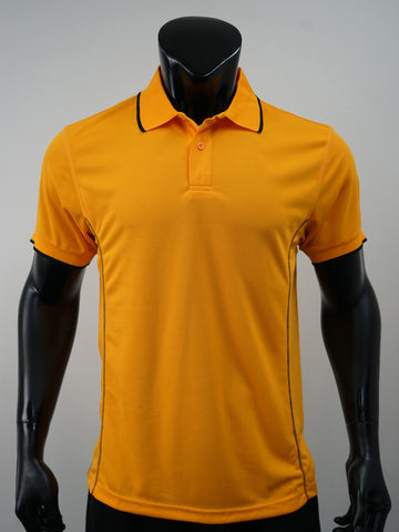 Stitch Feature Essentials-Mens Short Sleeve Polo detail