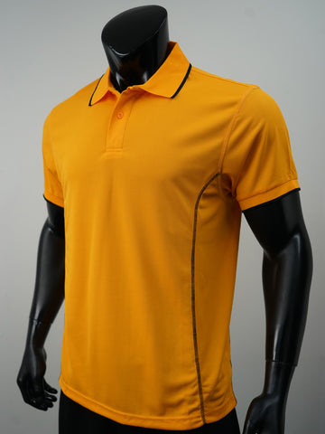 Stitch Feature Essentials-Mens Short Sleeve Polo detail