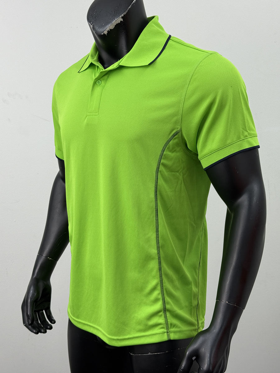 Stitch Feature Essentials-Mens Short Sleeve Polo detail