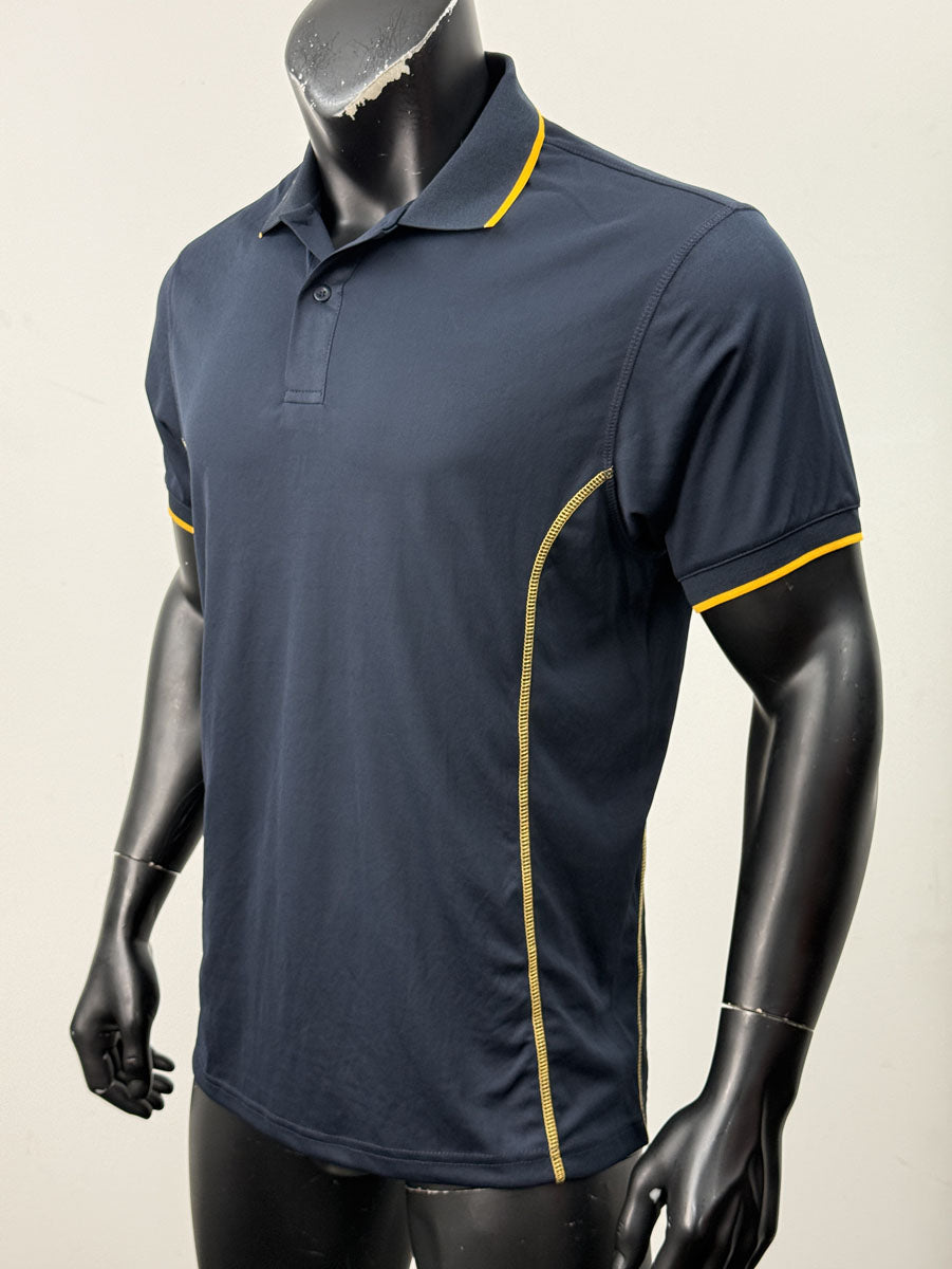 Stitch Feature Essentials-Mens Short Sleeve Polo detail
