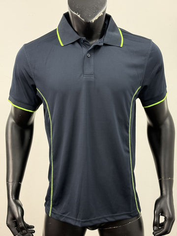Stitch Feature Essentials-Mens Short Sleeve Polo detail