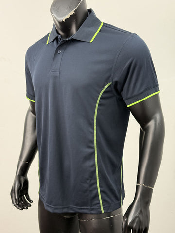 Stitch Feature Essentials-Mens Short Sleeve Polo detail
