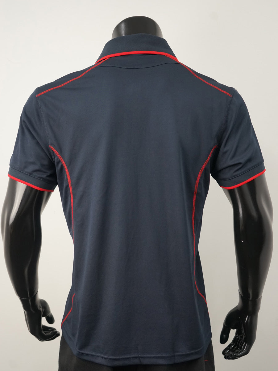 Stitch Feature Essentials-Mens Short Sleeve Polo detail