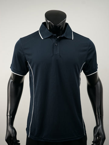 Stitch Feature Essentials-Mens Short Sleeve Polo detail