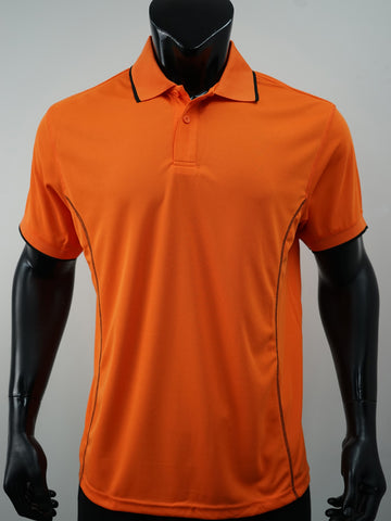 Stitch Feature Essentials-Mens Short Sleeve Polo detail