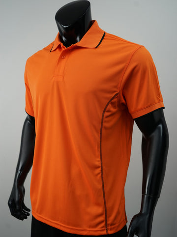 Stitch Feature Essentials-Mens Short Sleeve Polo detail